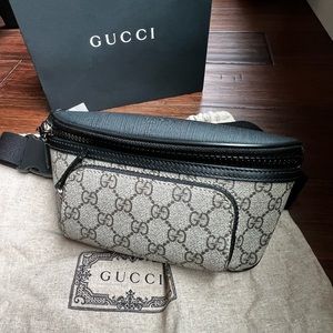 New! Gucci Waist GG Supreme Bag
